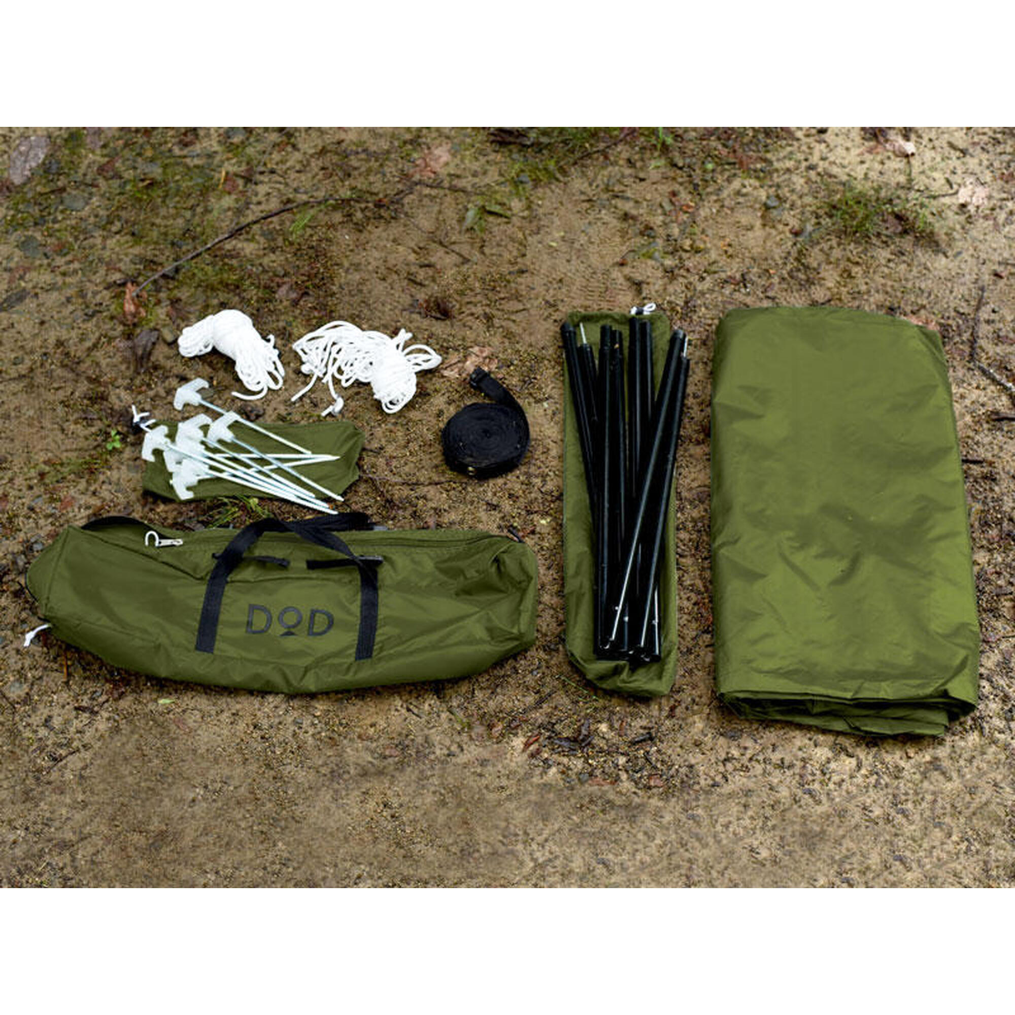 ITSUKA NO TARP TT5-631-KH Camping Tarps - Khaki