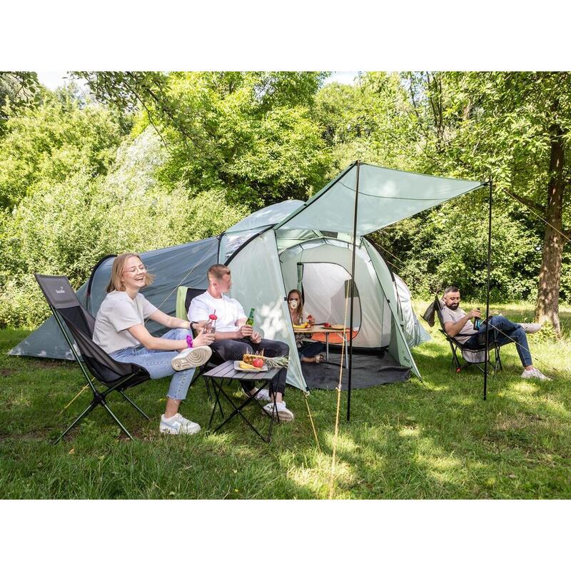 Tente dôme Bern 4 - Camping - 4 personnes - 2 cabines - Toit panoramique