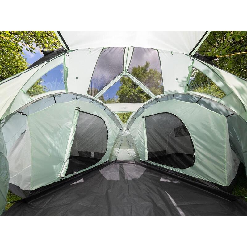 Kuppelzelt Bern - Camping Zelt für 4 Personen mit Panorama Dachfenster