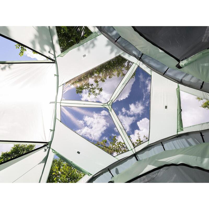 Namiot kempingowy kopułowy Bern 4, 4-osobowy, 2 sypialnie