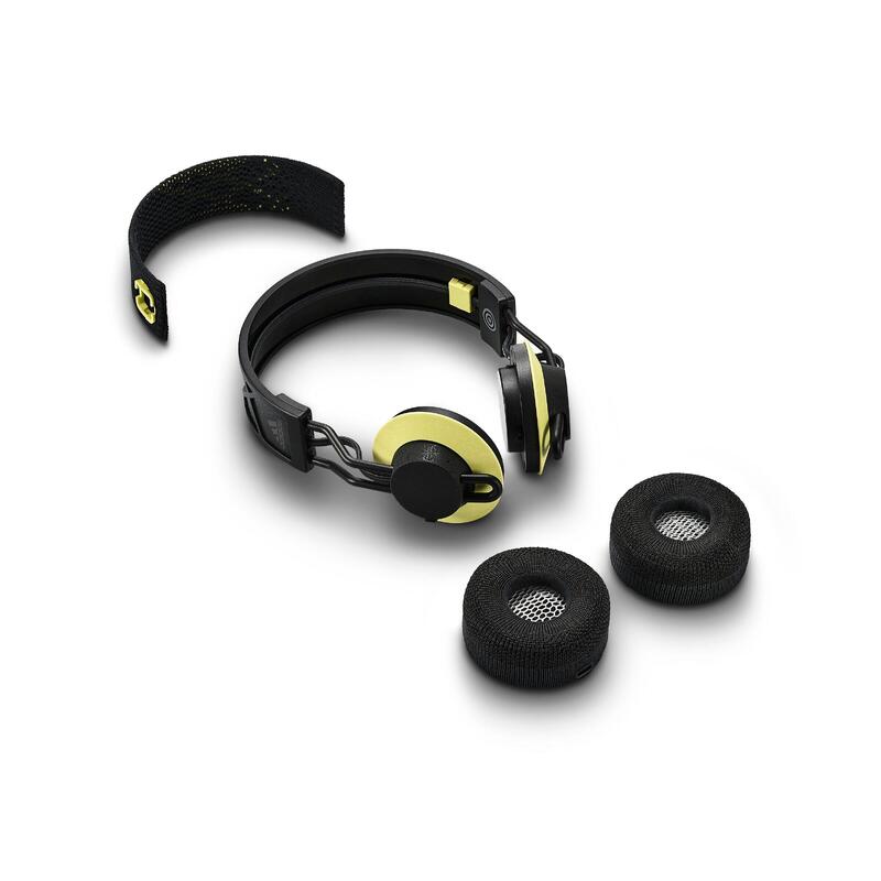 RPT-02 SOL 防汗太陽能頭戴式運動耳機 - 灰色/黃色