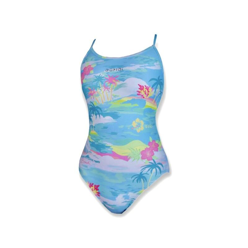 Blue Lagoon Training Swimsuit - Blue