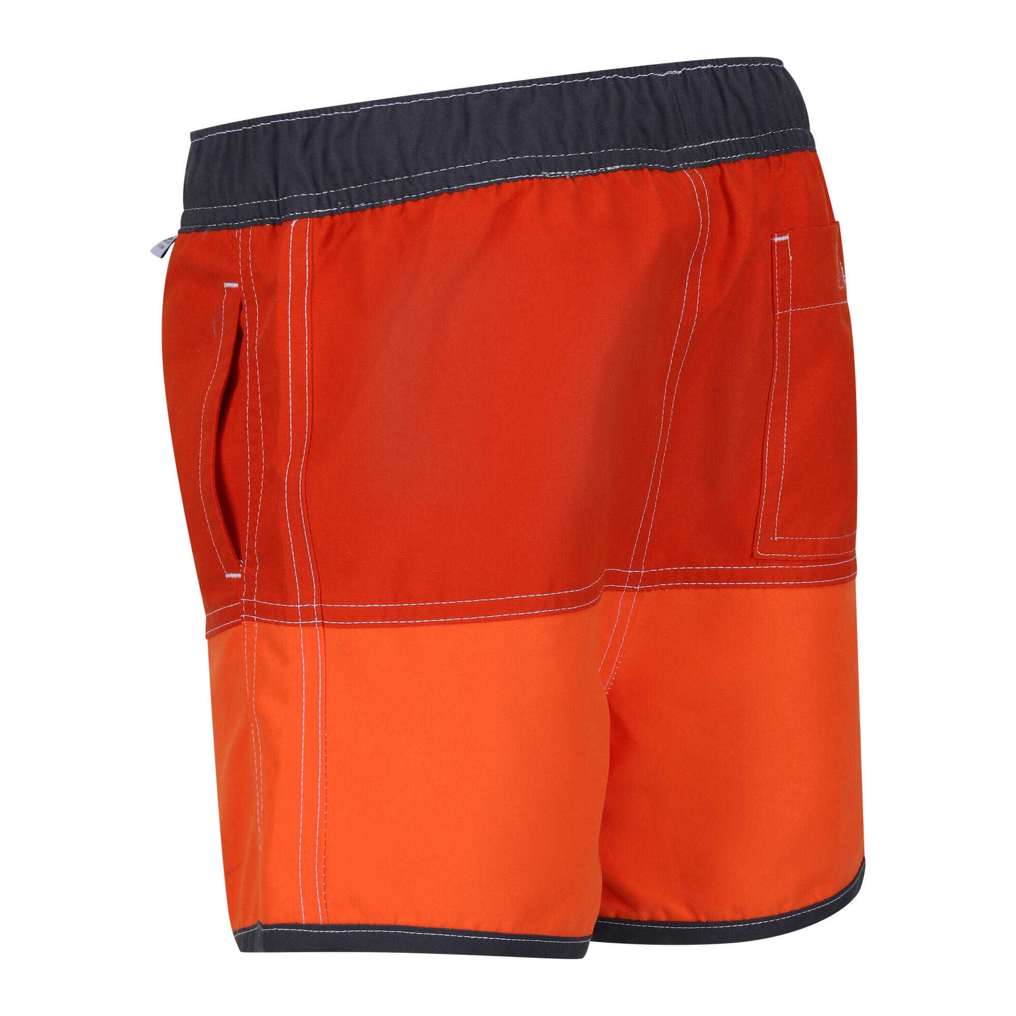 Childrens/Kids Sergio Swim Shorts (Rusty Orange/Blaze Orange) 4/5