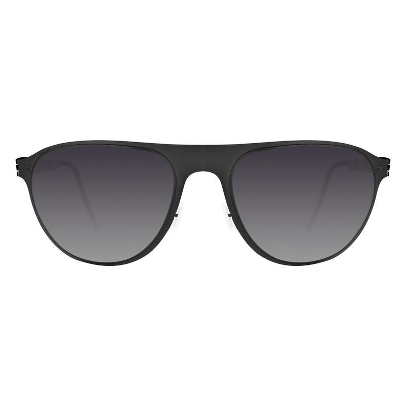 Magnum Z004 Adult Unisex Folding Sunglasses - Matte Black / Grey Gradient