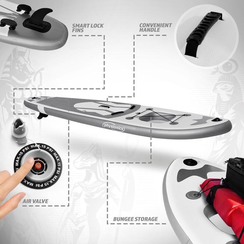 Physionics Opblaasbaar Sup Board 366 cm Complete Set Watersport