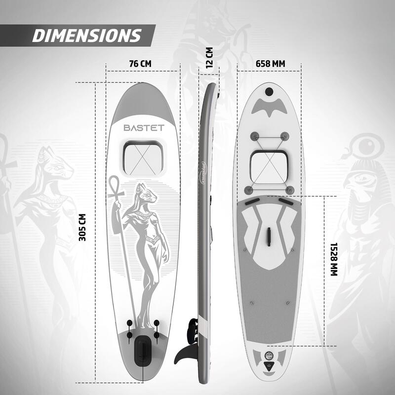 Physionics Opblaasbaar Sup Board 305 cm Complete Set Watersport