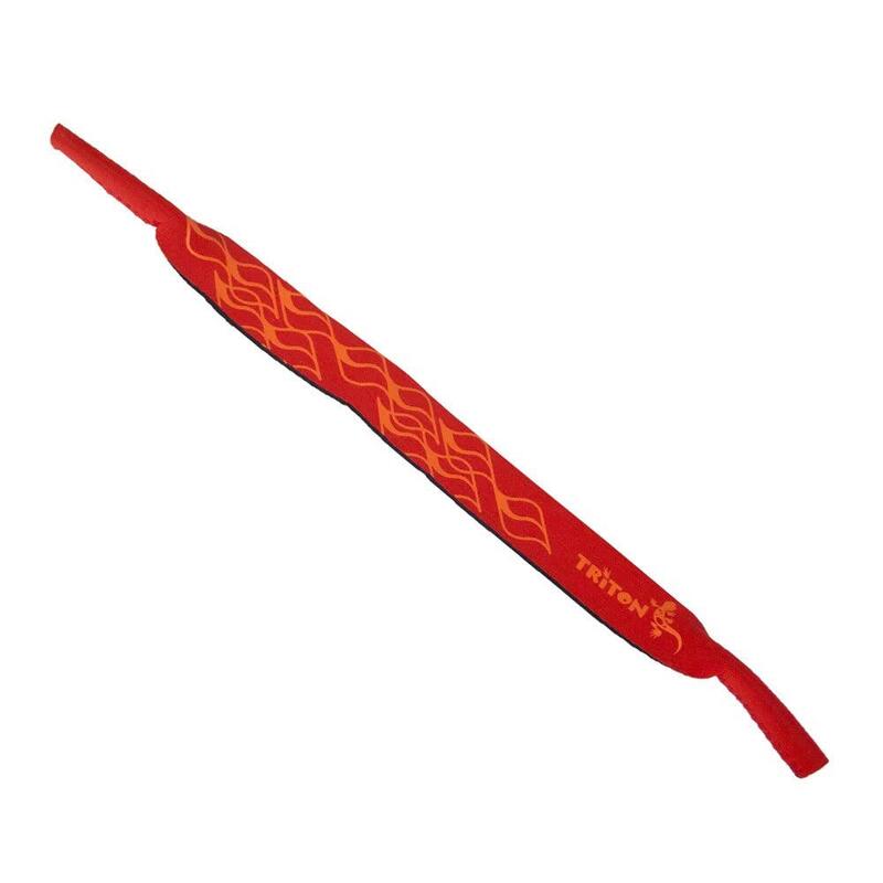 Neo Retainer 波浪圖案太陽眼鏡浮水繫繩 - 紅色/橙色