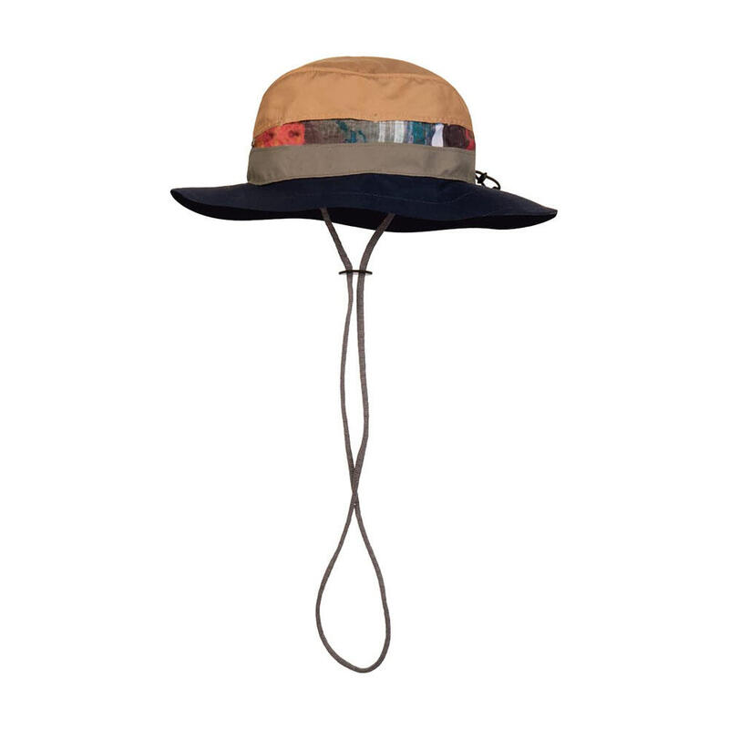 Explore Booney Hat 成人可調節透氣防曬登山漁夫帽 - 卡其色/啡色