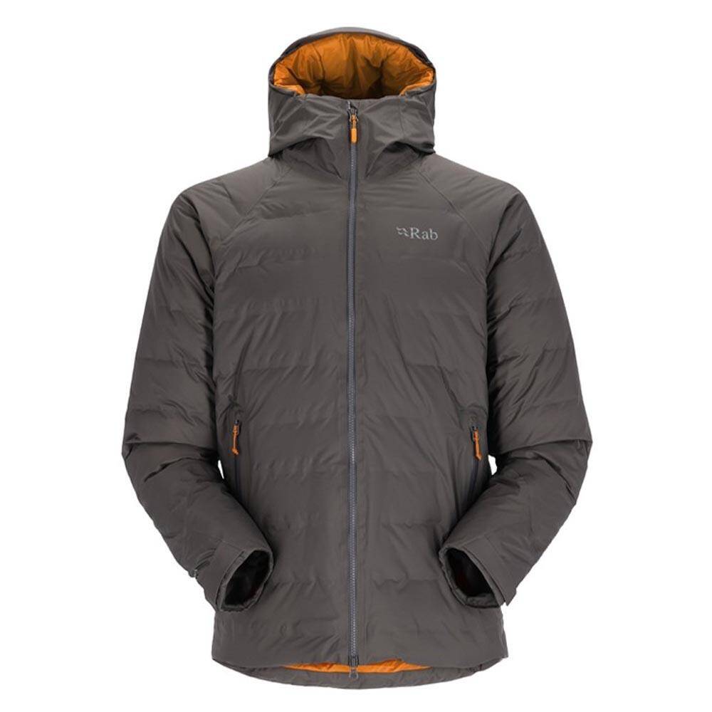 Rab Mens Valiance Waterproof Trekking Down Jacket Graphene
