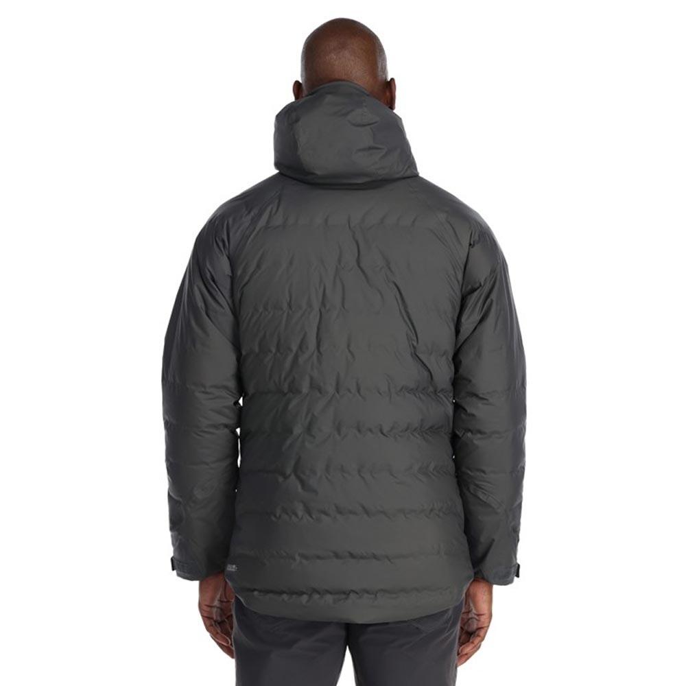 Rab Mens Valiance Waterproof Trekking Down Jacket Graphene