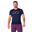 Men GA Logo Loose-Fit Gym Running Sports T Shirt Fitness Tee - Navy blue