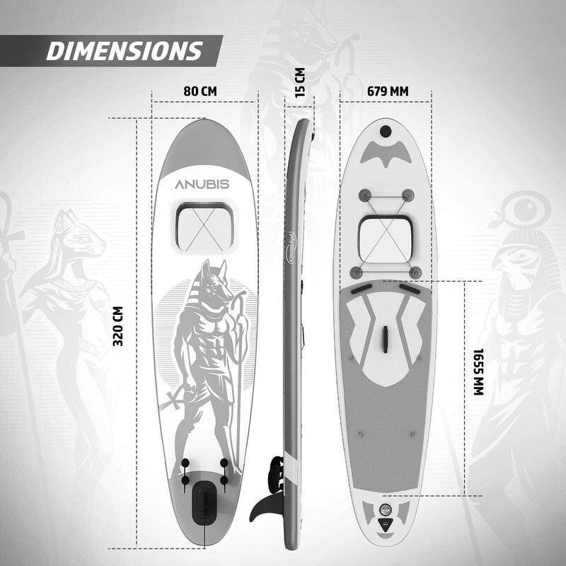 Physionics Sup Board 320cm Ensemble Complet Sports Nautiques