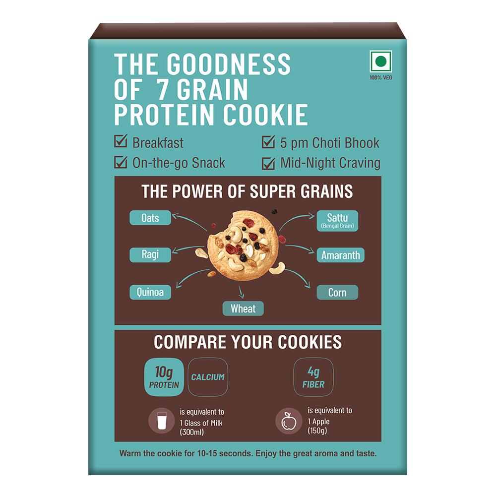 RiteBite Max Protein Trail Mix Cookies 55g (Pack of 6)