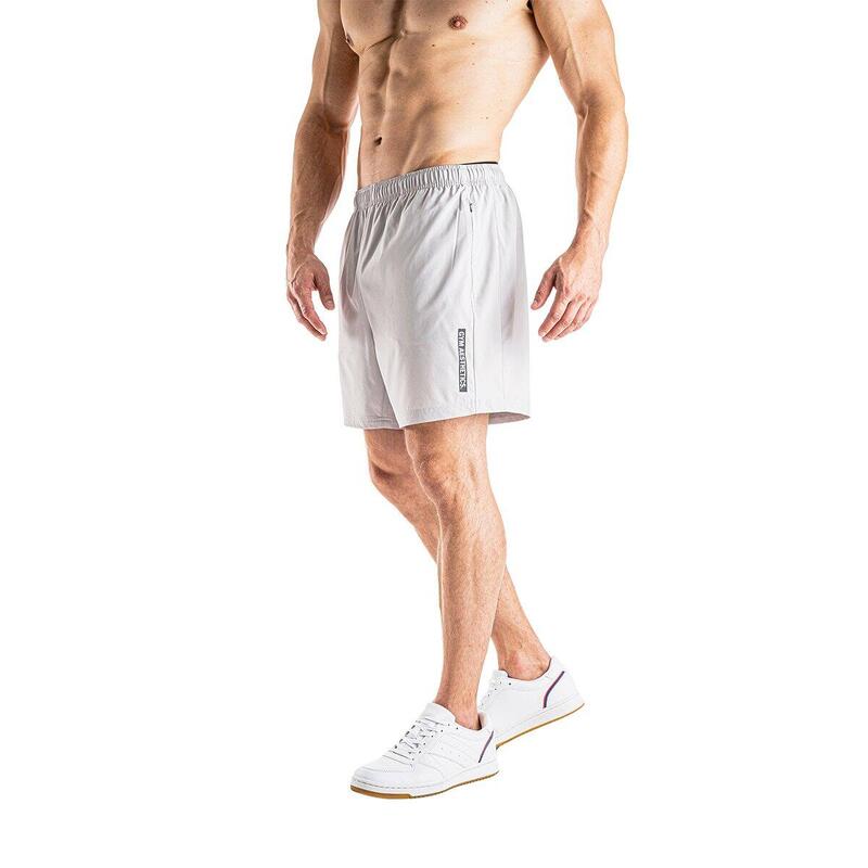 Men Breathable Dri-Fit 5" Running Sports Shorts - WHITE