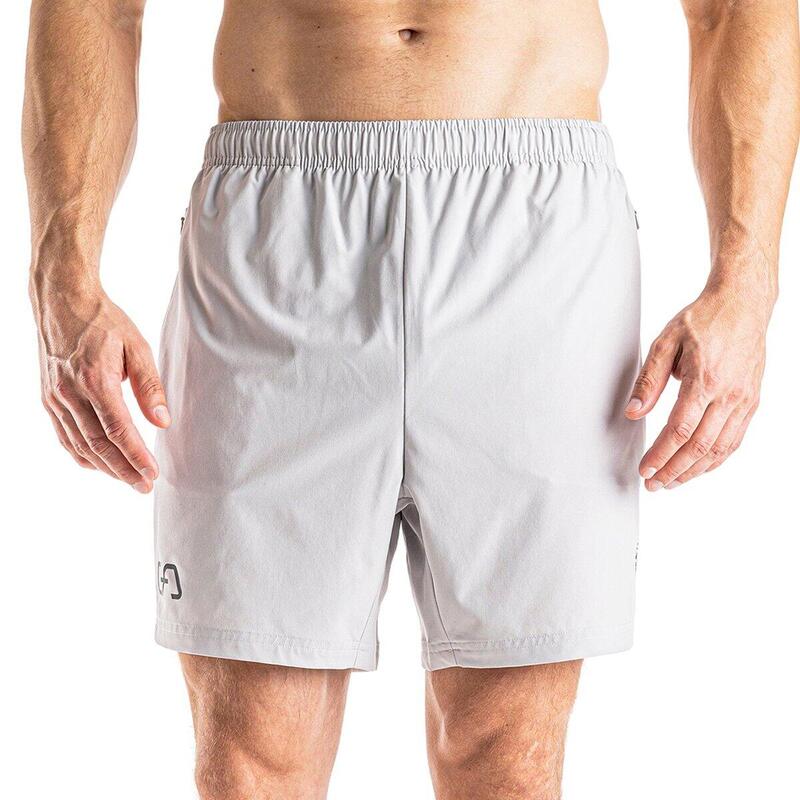 Men Breathable Dri-Fit 5" Running Sports Shorts - WHITE