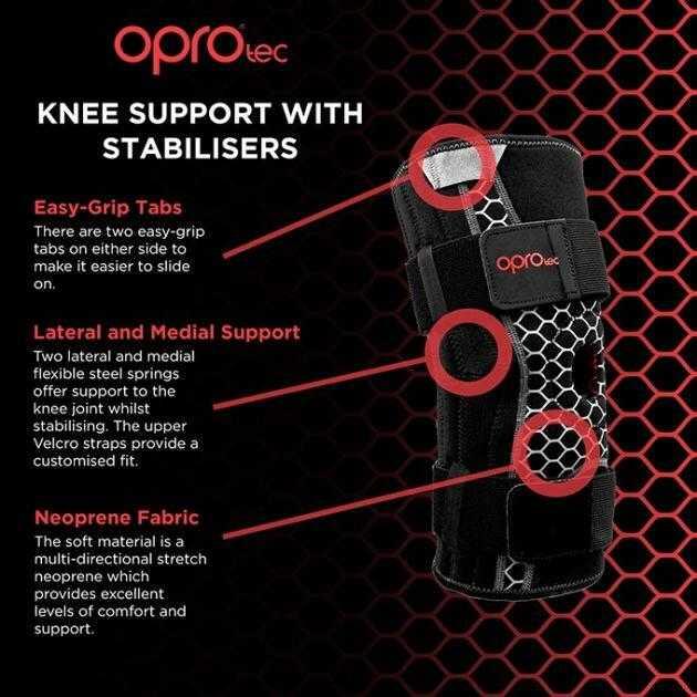 OPROtec Knee Brace With Stabilisers