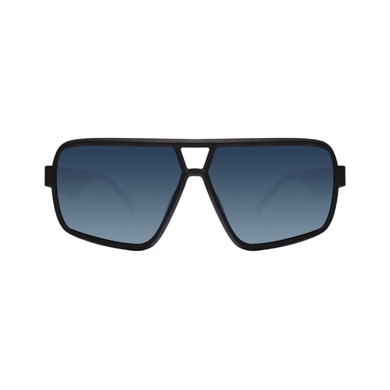 Marco Polo EX001 journey Sunglasses - Matte Black / Blue Gradient