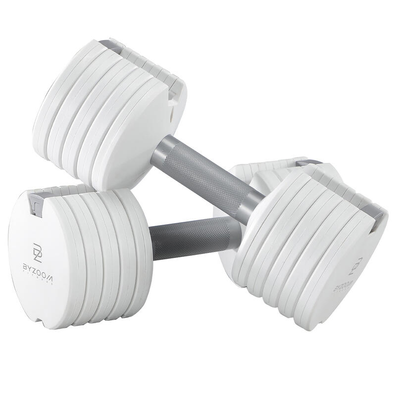 Pure Series Adjustable Dumbbell 12.5LB (Pc) - White