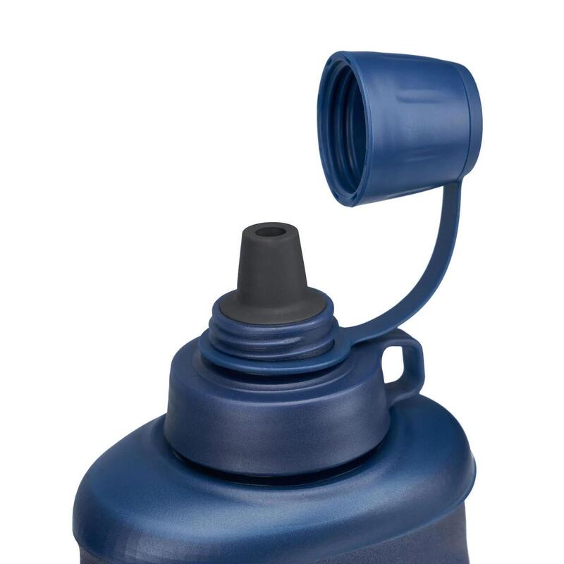 Collapsible Squeeze  Filter Bottle 650ml - Blue