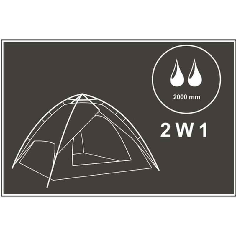 Namiot turystyczny 3 osobowy Enero Camp Holiday 210x180x140cm