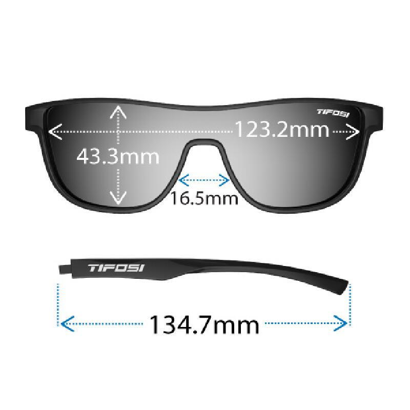 Tifosi Sizzle Blackout Smoke