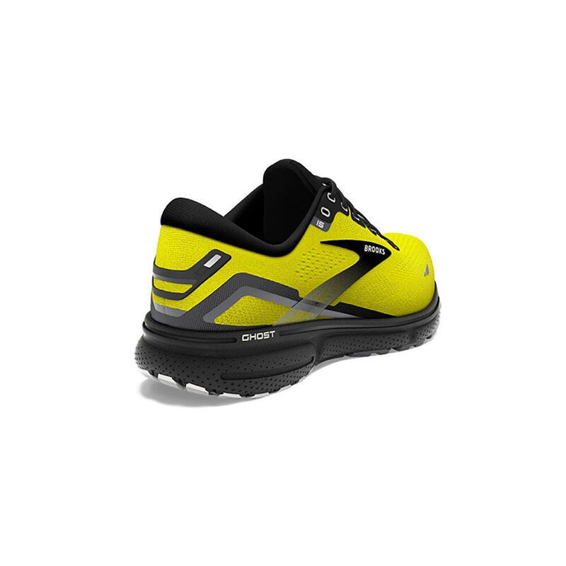 Ghost 15 Adult Men Road Running Shoes - Yellow x Black