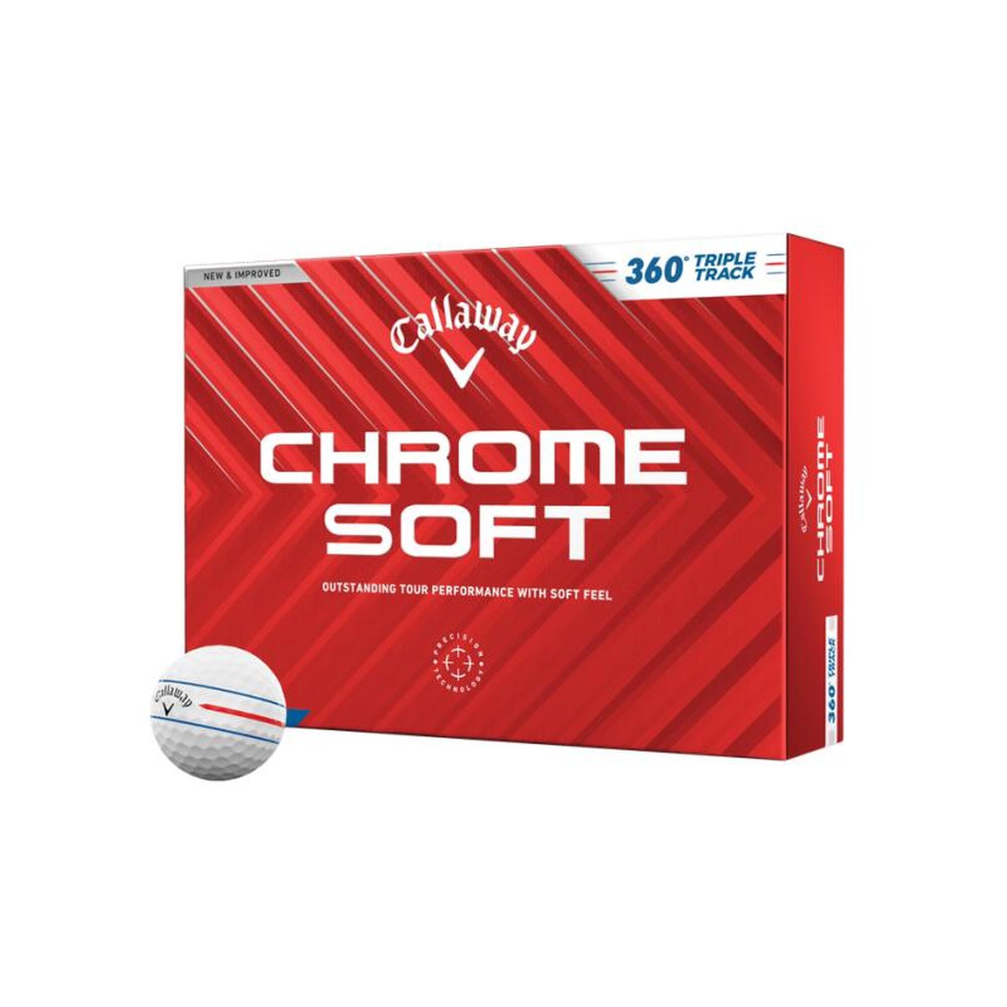 Piłki golfowe Chrome Soft 360 Triple Track