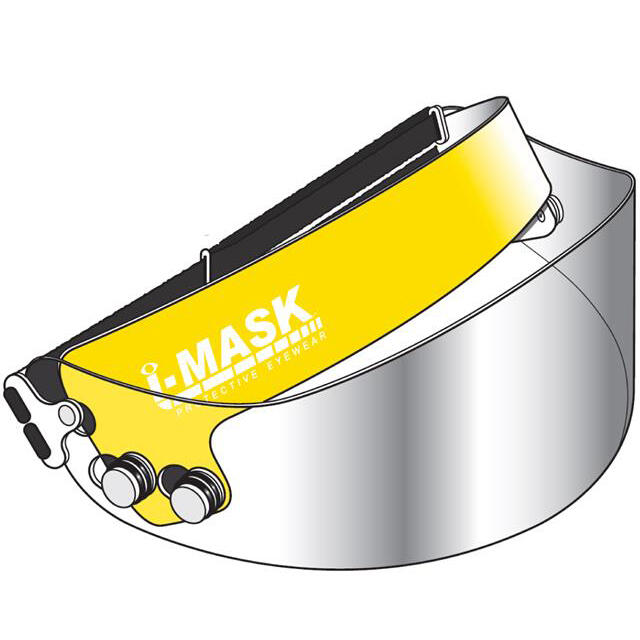 i-MASK壁球防護眼鏡中性舒適防護眼鏡 - 橙色