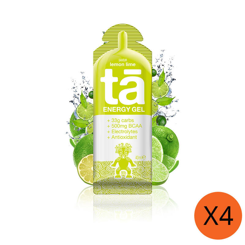 Energy Gel 40ml (4 Packs) - Lemon Lime
