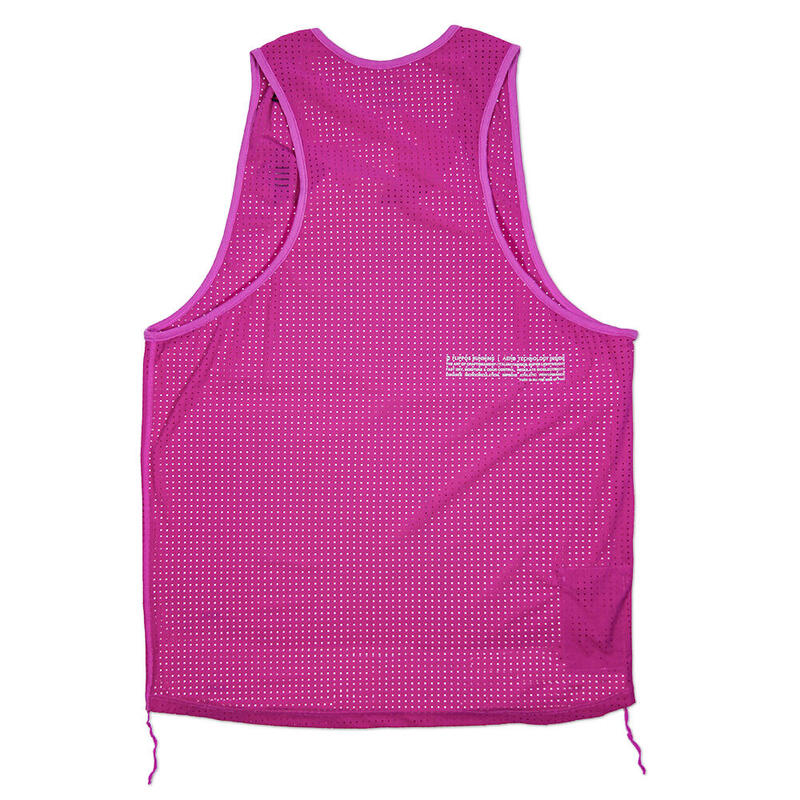 FLIPPIE'S AERO® WOMEN'S RUNNING SINGLET – Song on the beach (Fushsia)