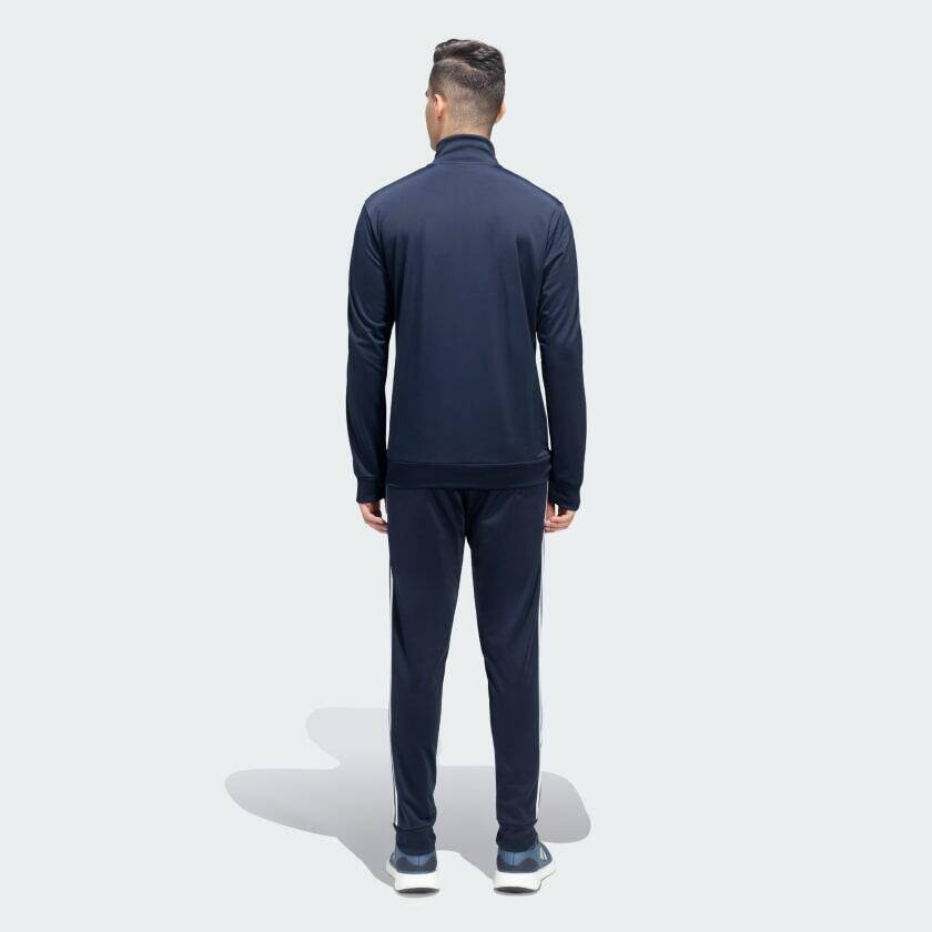 Adidas M 3S TR TT TS Men Sports Track Suit Blue -  3