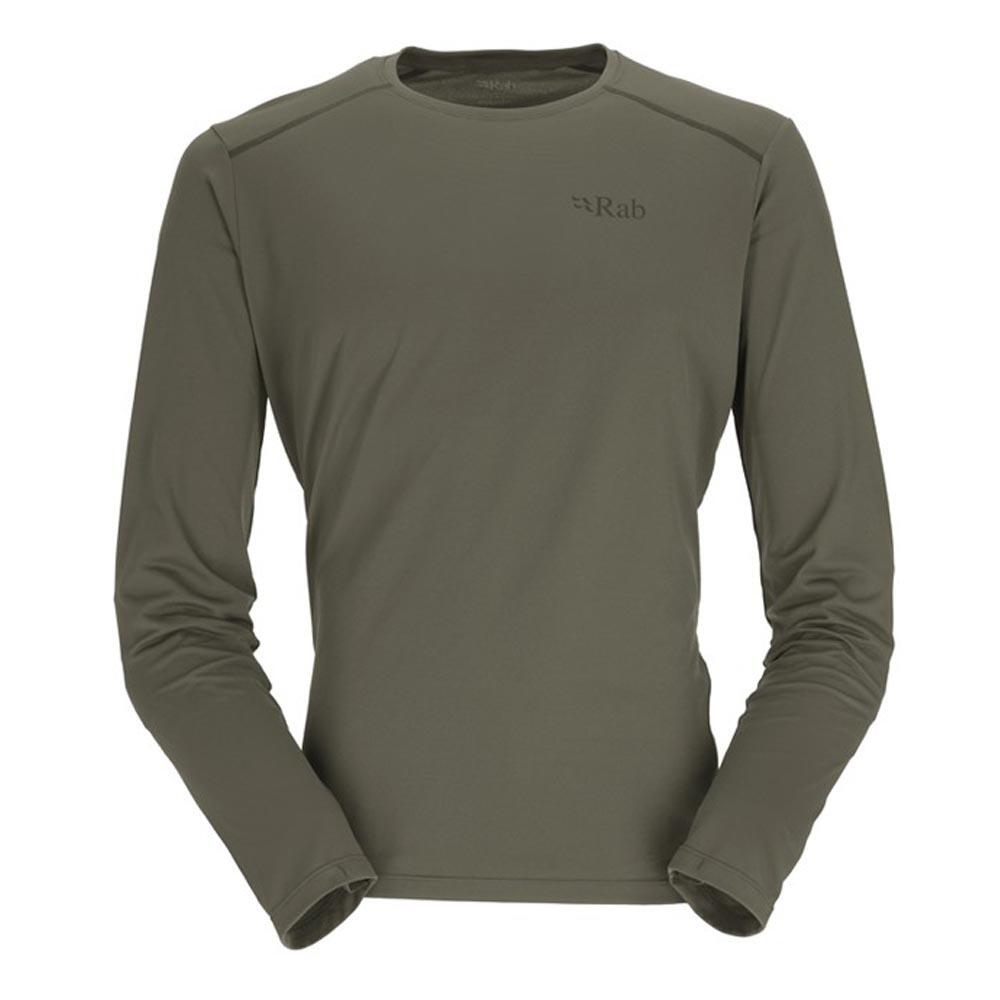 Rab Force Long Sleeve Baselayer Tee Light Khaki