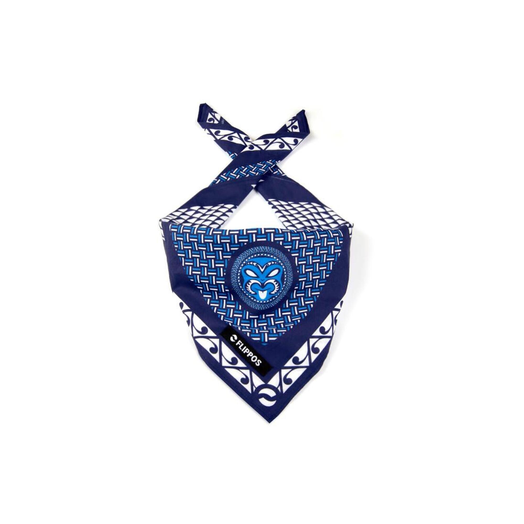 Ta Moko Bandana 台灣頭巾圍巾 - 藍色