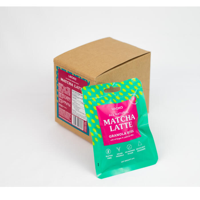 天然純素燕麥一口脆 - 抹茶拿鐵 (一盒6包 x 40g)