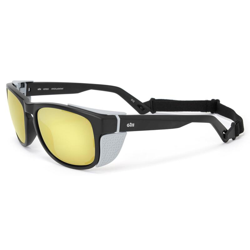 Verso Unisex Polarized UV400 Sunglasses with Removable Headband - Black
