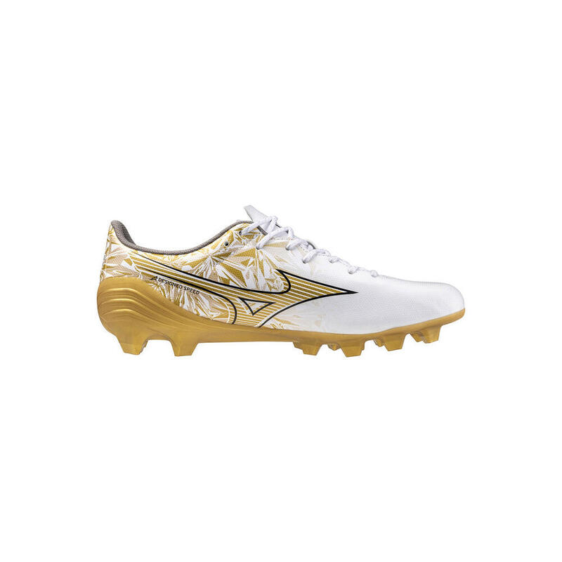 Alpha α Select Men's Football Shoes - White x Gold