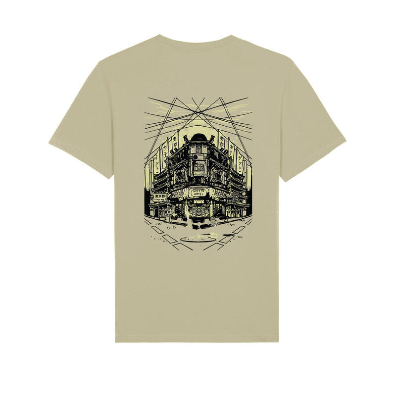 Camiseta Manga Corta Unisex Ghettoblaster Tokyo Sage