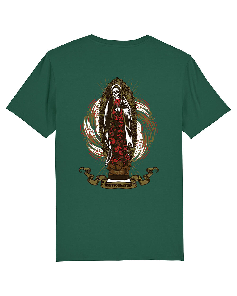 T-shirt unisex Ghettoblaster Guadalupe Bottle green |  Ghettoblaster