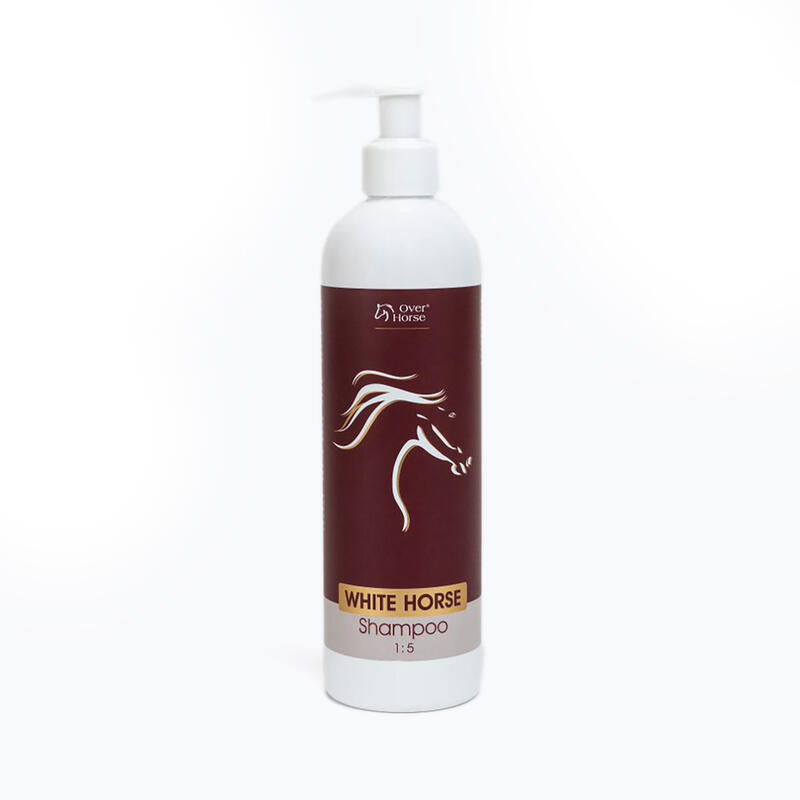 Over Horse White Horse Shampoo für Pferde mit hellem Fell