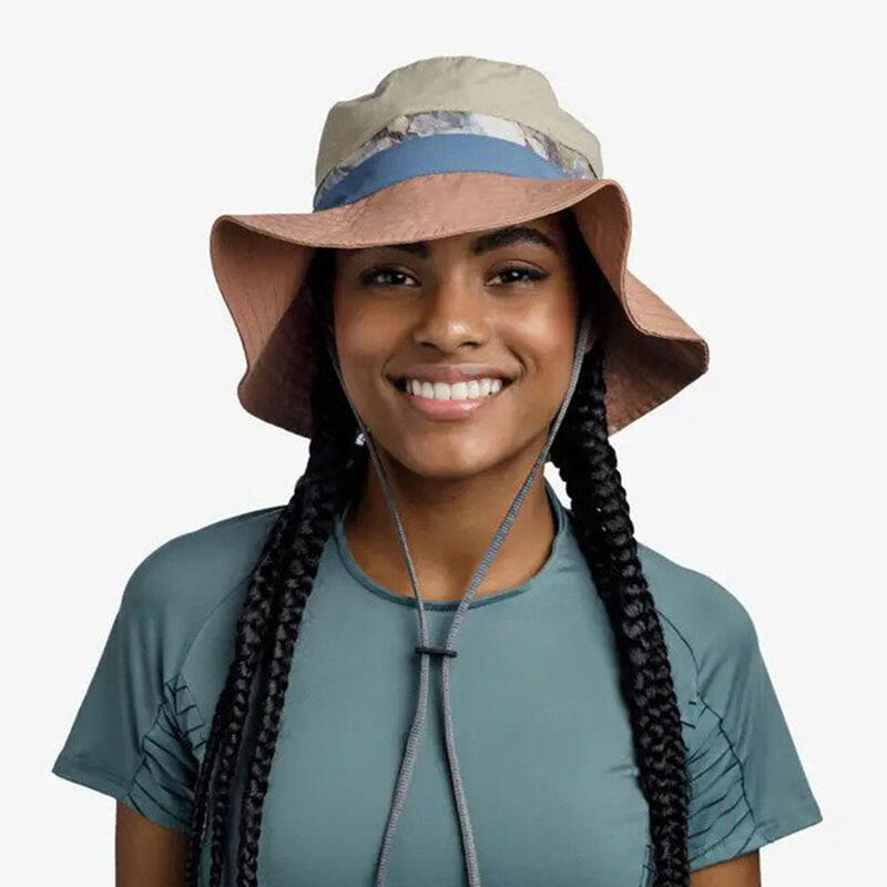 Explore Booney Hat 成人可調節透氣防曬登山漁夫帽 - 啡色