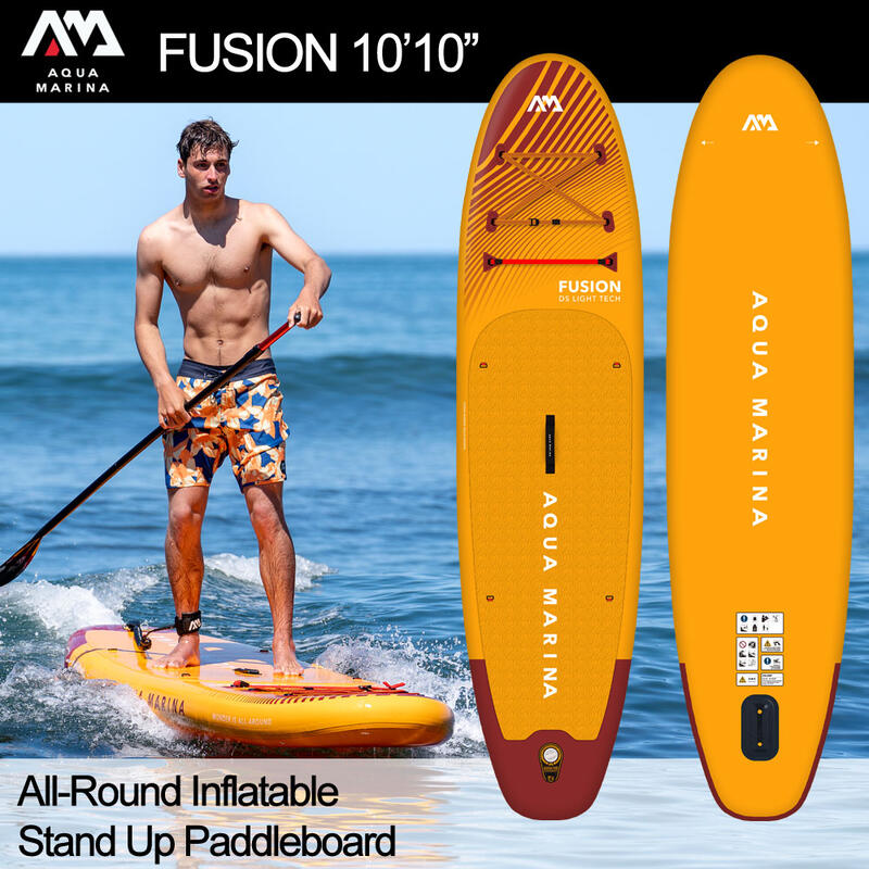 AQUA MARINA FUSION SUP Board Stand Up Paddle opblaasbare surfplank peddel