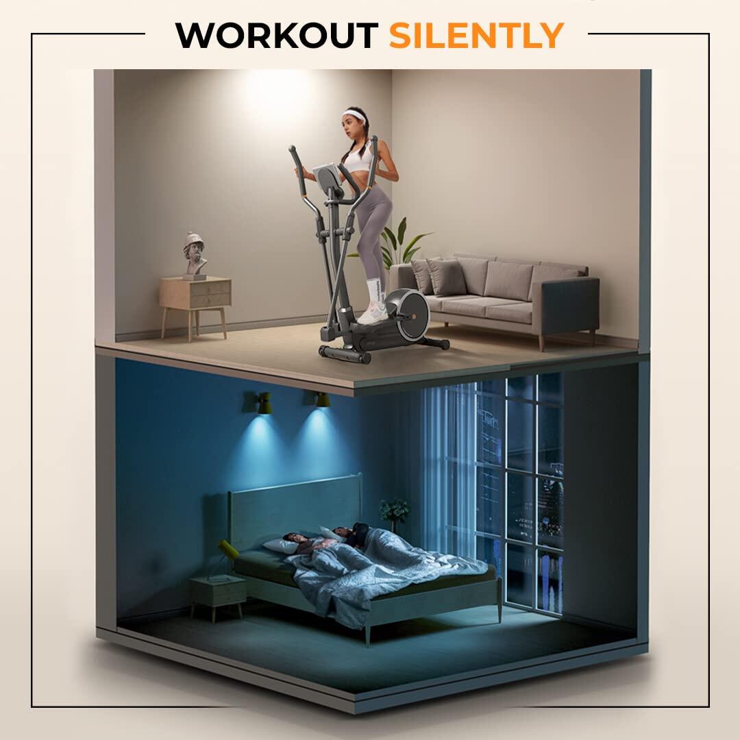 Flexnest Flextrainer Bluetooth-Enabled Elliptical Cross Trainer for Cardio
