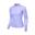 Women Essential Zip-Up Rashguard - PURPLE