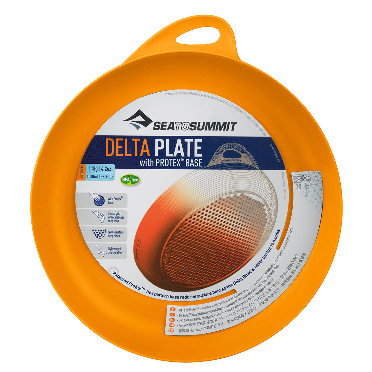 Sea to Summit Camping Delta Plate Orange -  3