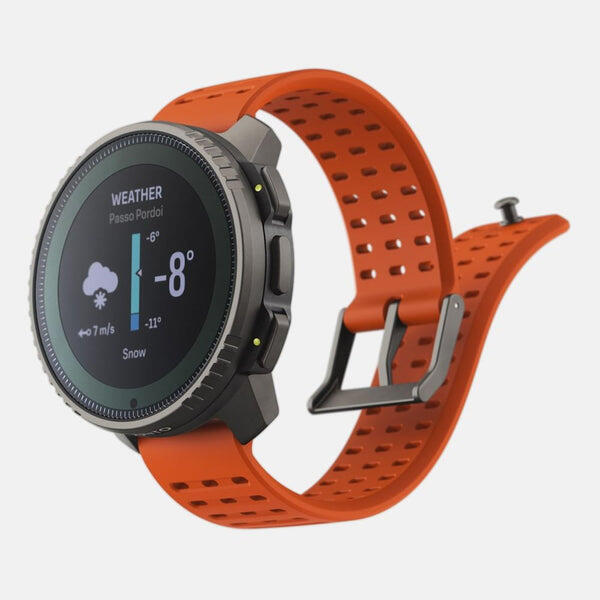 SUUNTOスント VERTICAL 腕時計 オレンジ チタン製 新品 スント×マムート、登山向け「VERTICAL TITANIUM」でコラボ