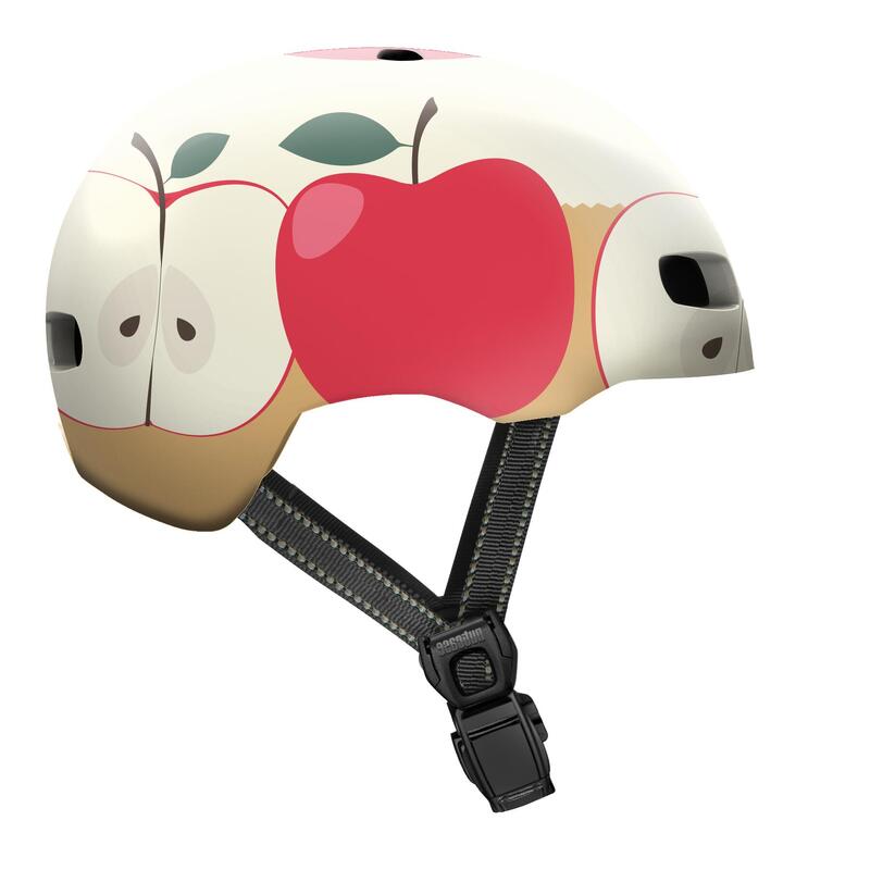Baby Nutty Kid's MIPS Bicycle Helmet - Apple A Day