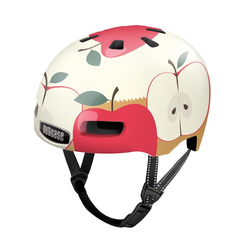 Baby Nutty Kid's MIPS Bicycle Helmet - Apple A Day