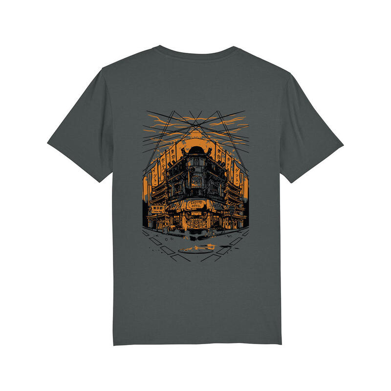 Camiseta Manga Corta Unisex Ghettoblaster Tokyo Anthracite