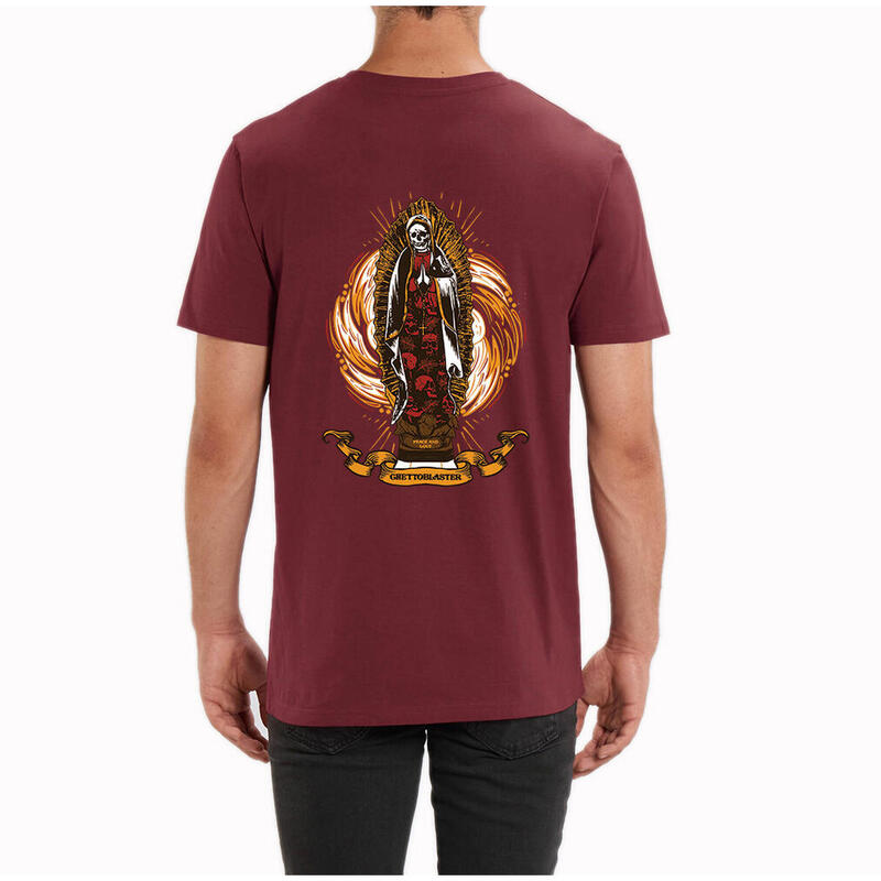 T-shirt unisex Ghettoblaster Guadalupe Burgundy