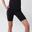 Float Mid-Waist UV Protection Biker Shorts - Black